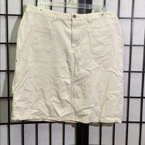 OC1 Khaki denim Skirt Size 11